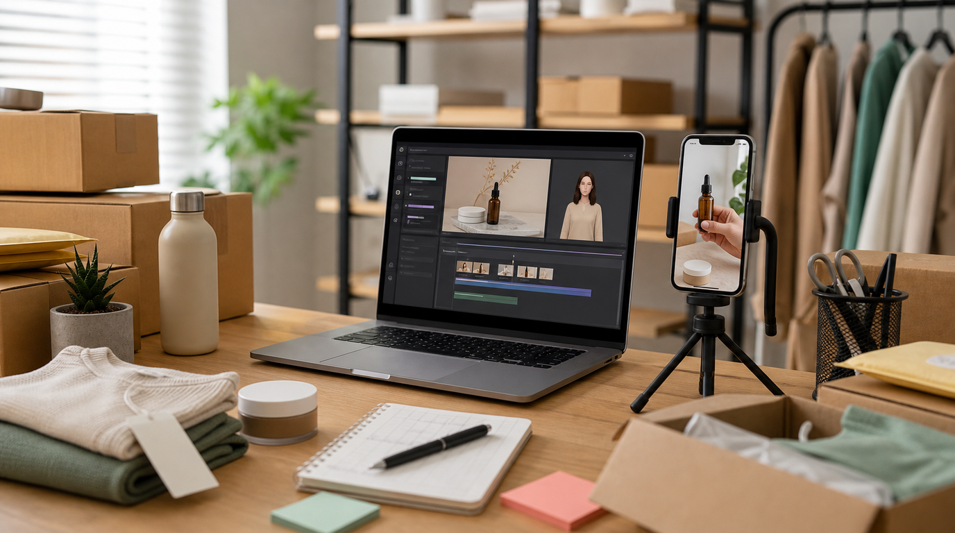 AI UGC ads workflow for dropshipping products